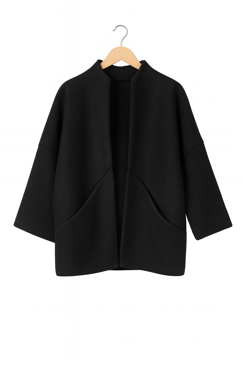 Coat with two pockets