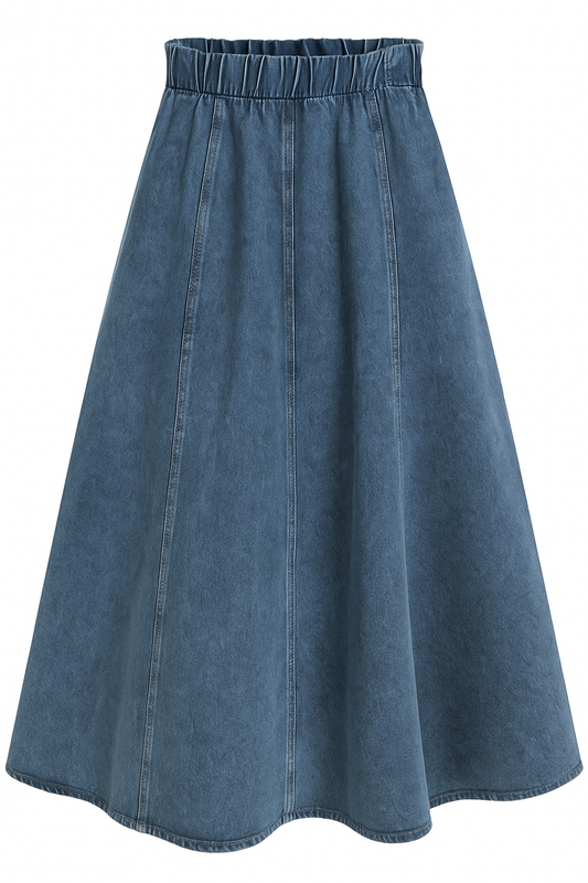 Blue Cloche jeans skirt