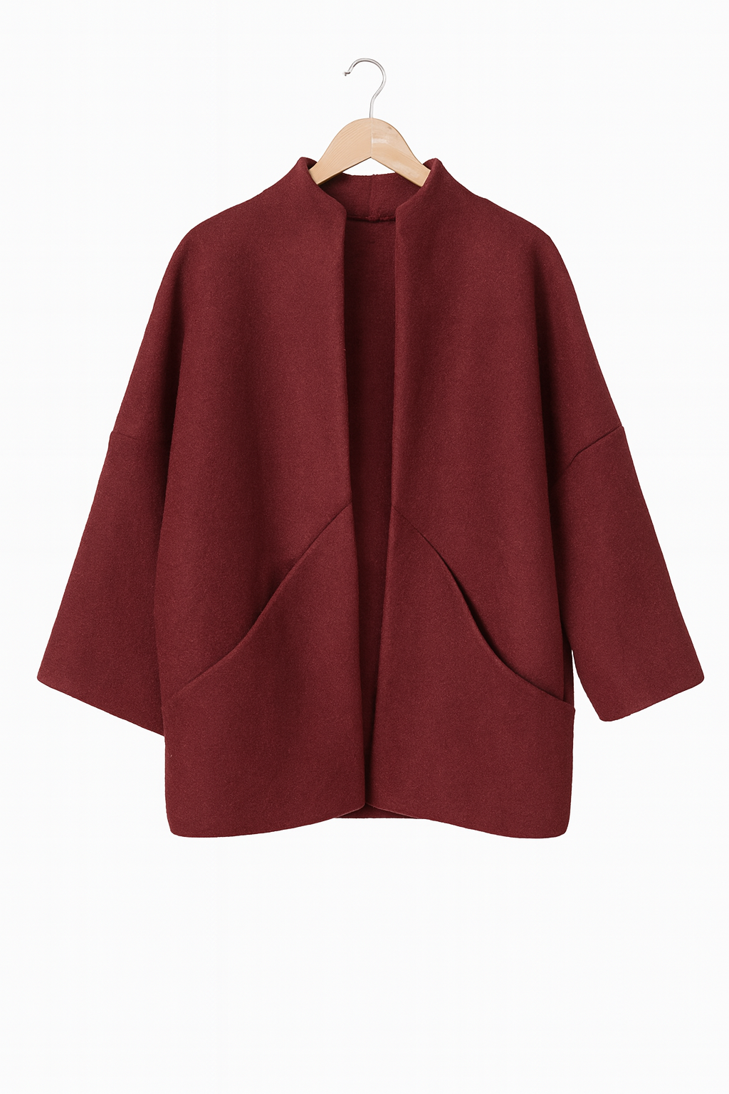 Coat with two pockets