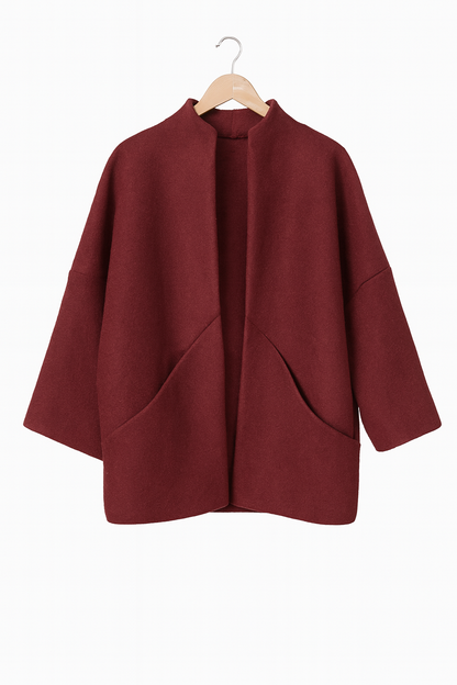 Coat with two pockets