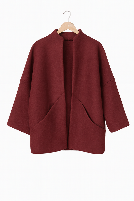 Coat with two pockets