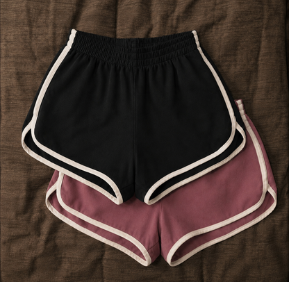 شورت بيتي بفتحة جانبية - عرض قطعتين | Homewear Shorts 2-Piece Bundle