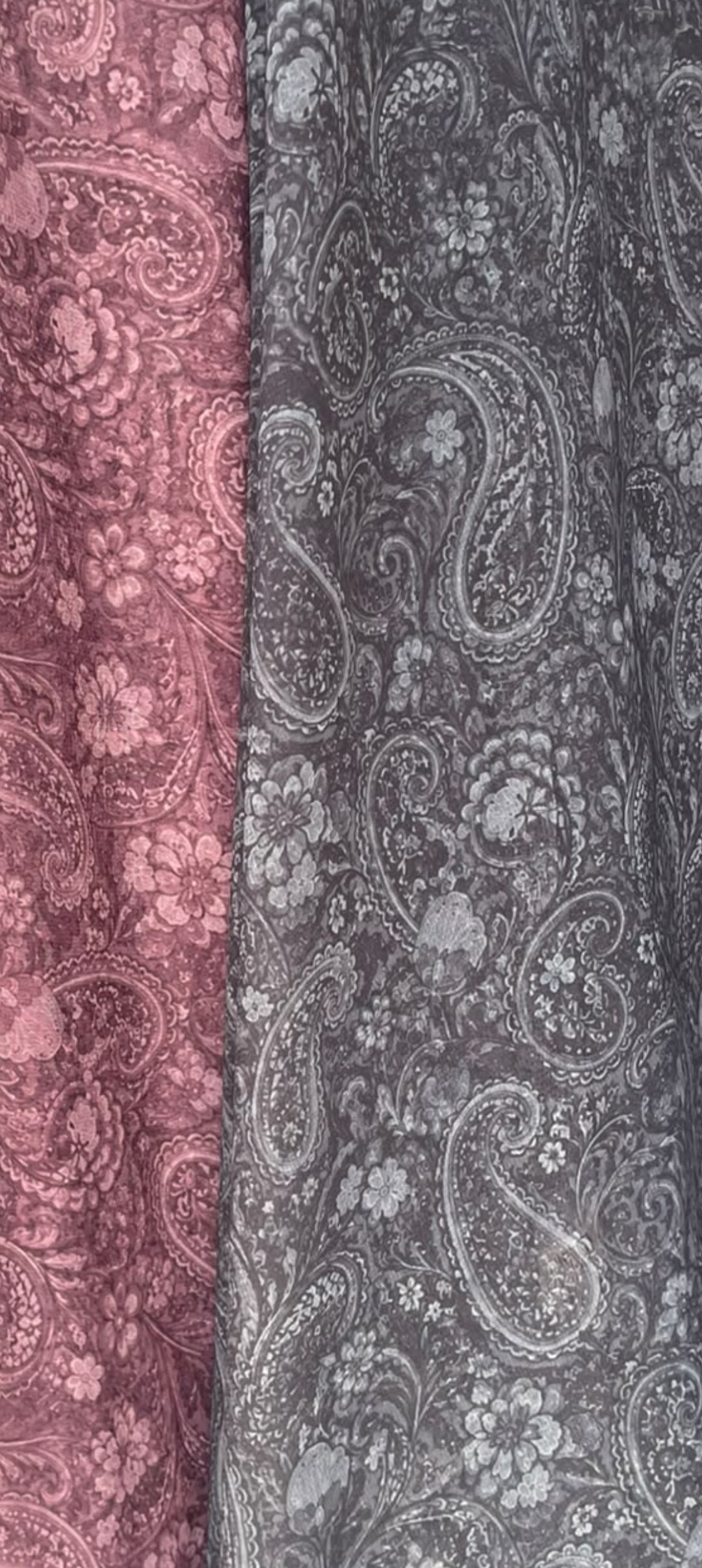 Black Paisley Chiffon Skirt | جيبة شيفون بيزلي سوداء