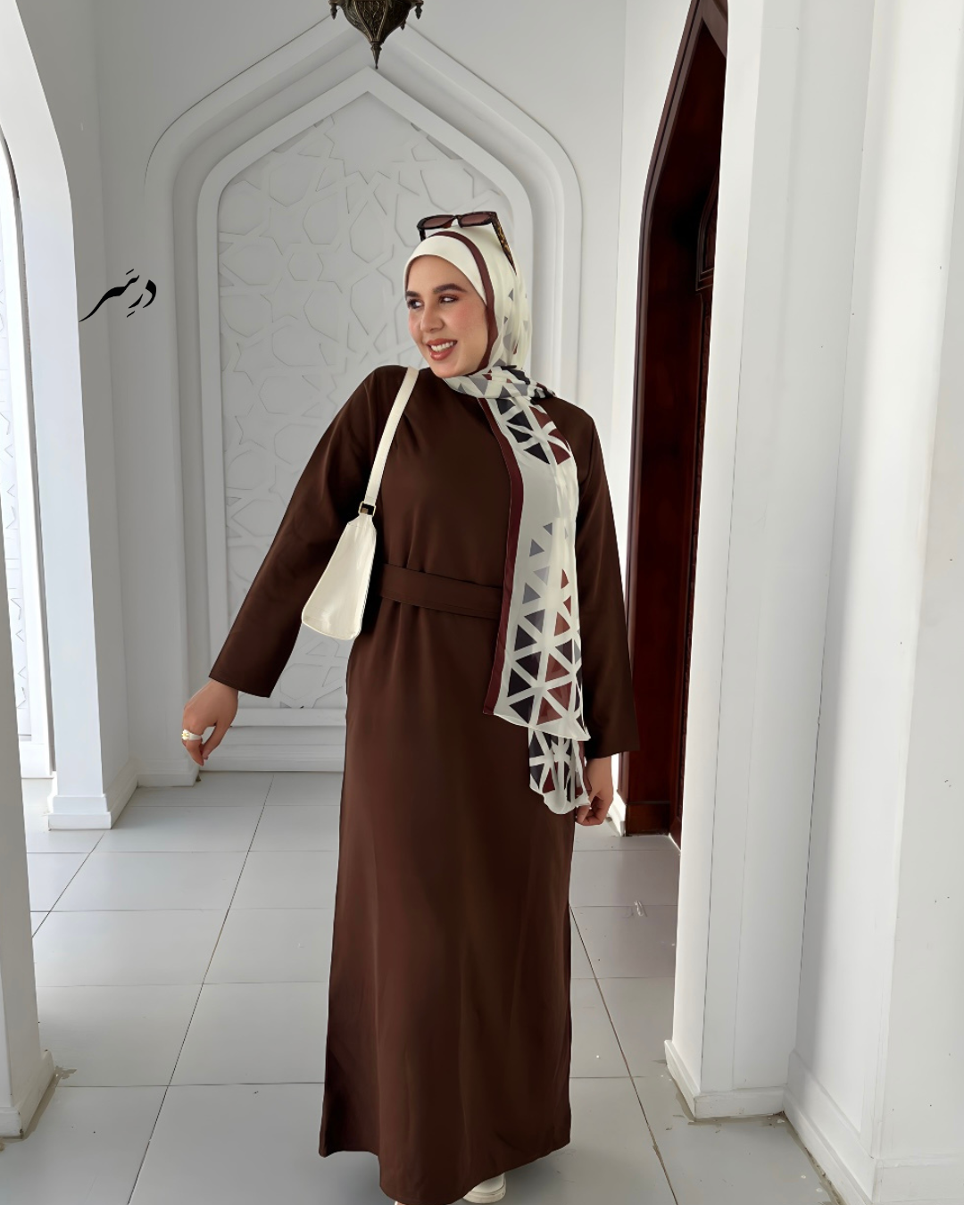 Brown Basic Dress | فستان بيزك بني